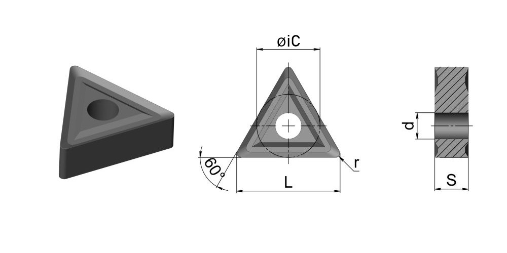 TNMG160408-MS-HS7225 Пластина токарная для точения